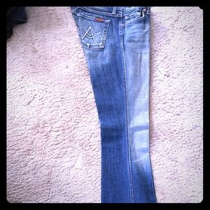 A pocket 7 jeans flare